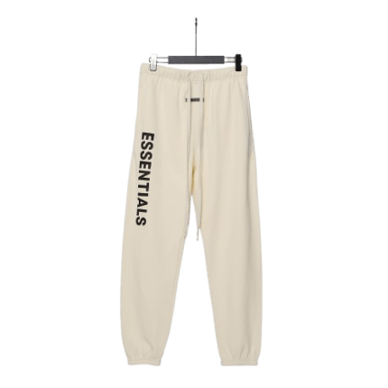 Fear of God Essentials Front Logo Sweatpants – Cream