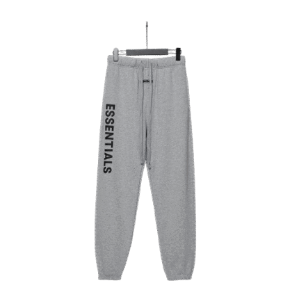 Fear of God Essentials Front Logo Sweatpants – Grey