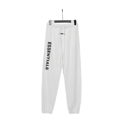 Fear of God Essentials Front Logo Sweatpants – White