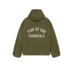Fear of God Essentials Hooded Coaches Jacket – Green