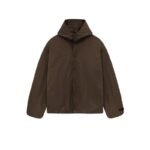 Fear of God Essentials Hooded Coaches Jacket – Brown