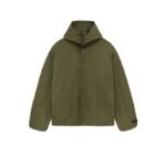 Fear of God Essentials Hooded Coaches Jacket – Green