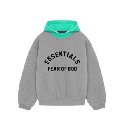 Fear of God Essentials Nylon Fleece Hoodie - Gray