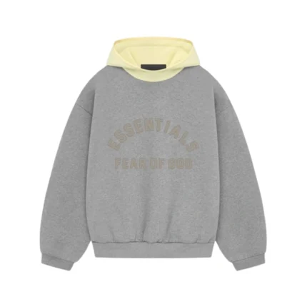 Fear of God Essentials Nylon Fleece Hoodie - Grey