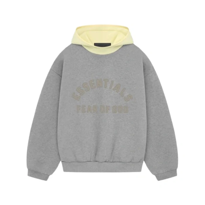 Fear of God Essentials Nylon Fleece Hoodie - Grey