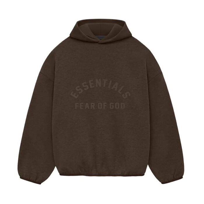 Fear of God Essentials Nylon Fleece Hoodie Heather Wood