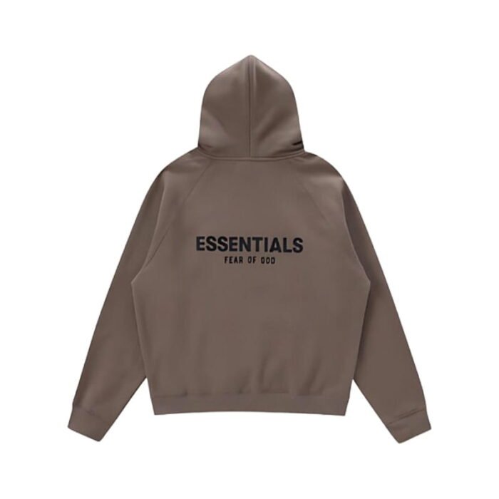 Fear of God Essentials Pull-Over Taupe Hoodie