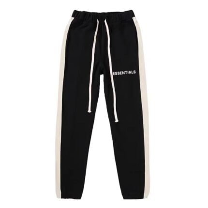 Fear of God Essentials Side Stripe Sweatpants – Black