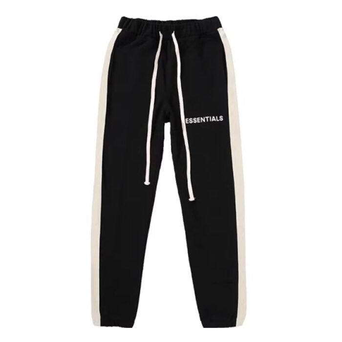 Fear of God Essentials Side Stripe Sweatpants – Black