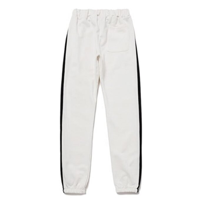 Fear of God Essentials Side Stripe Sweatpants – GrayCream