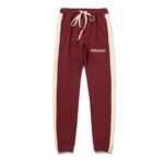 Fear of God Essentials Side Stripe Sweatpants – Maroon/Cream