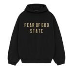 Fear of God Essentials State Fleece Black Hoodie