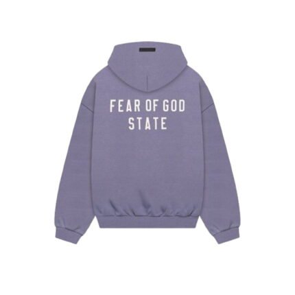 Fear of God Essentials State Fleece Zip Hoodie – Lavender