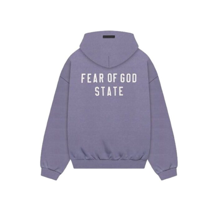 Fear of God Essentials State Fleece Zip Hoodie – Lavender