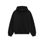 Fear of God Essentials State Fleece Zip Hoodie – Black