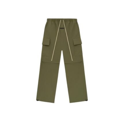 Fear of God Essentials Textured Nylon Field Pant – Green