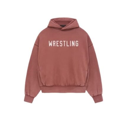 Fear of God Essentials Vintage Shrunken Hoodie – Red