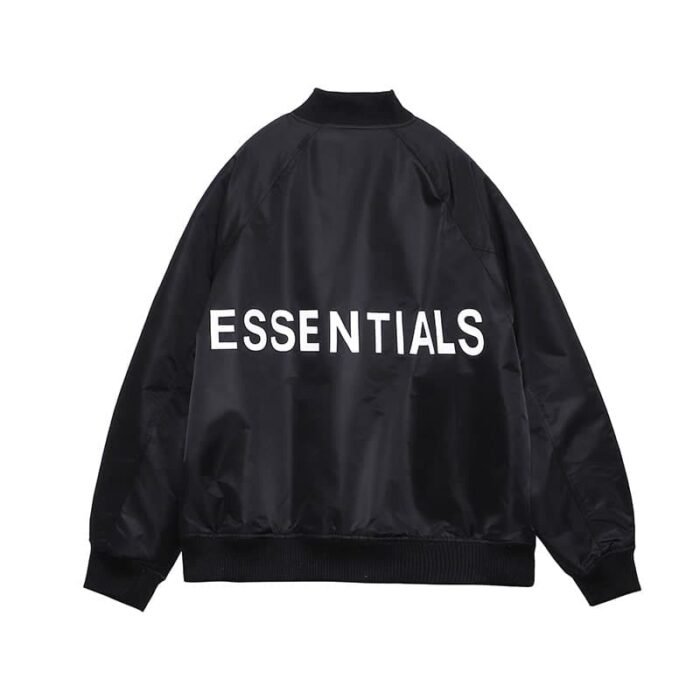 Fear of God Fog Essentials Bomber Black Jacket
