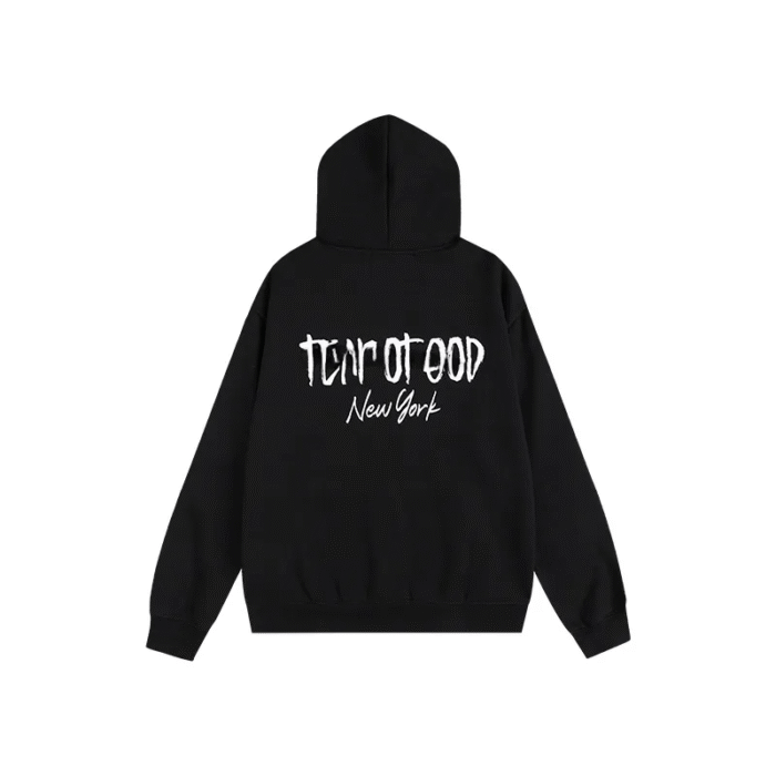 Fear of God New York Essentials Black Hoodie