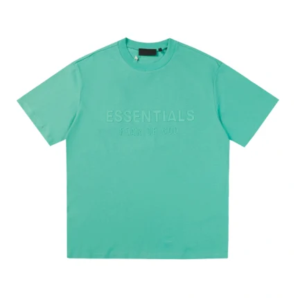 Kids’ Logo Crewneck Cotton Graphic Mint Green T-Shirt